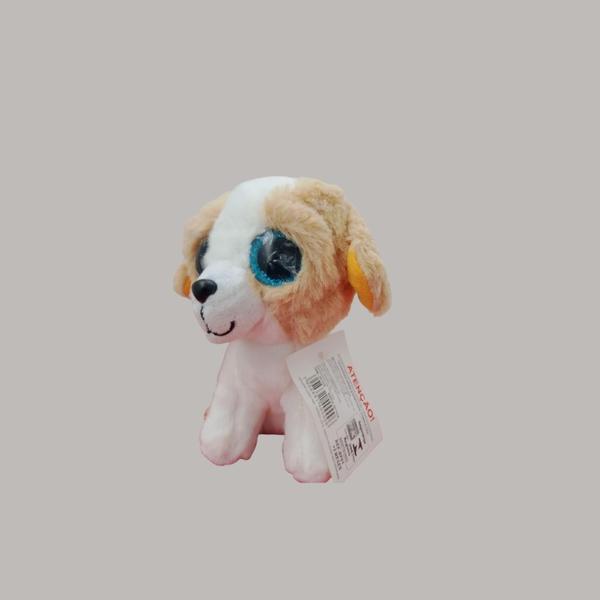 Imagem de Brinquedo de Pelúcia Cachorro Marrom-Branco - Ty Rara