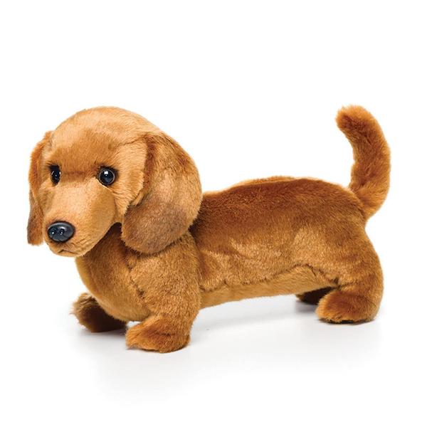 Imagem de Brinquedo de pelúcia Comfort Puppet Cute Dachshund 25x20cm para crianças