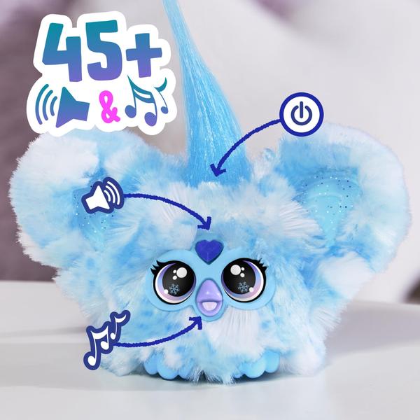 Imagem de Brinquedo de pelúcia eletrônico Furby Furblets Sno-way Holiday Edition