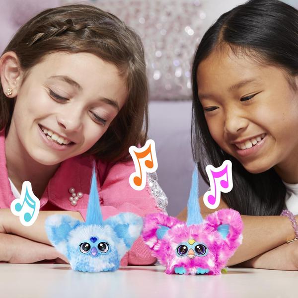 Imagem de Brinquedo de pelúcia eletrônico Furby Furblets Sno-way Holiday Edition