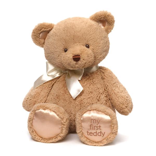 Imagem de Brinquedo de pelúcia GUND Baby My First Teddy Bear para bebês bronzeados 45 cm