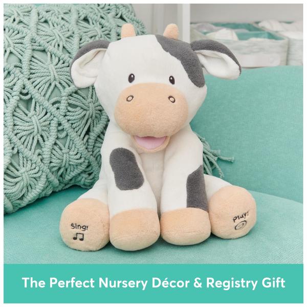 Imagem de Brinquedo de pelúcia GUND Buttermilk the Cow Animated Singing 30cm