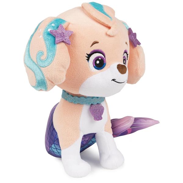 Imagem de Brinquedo de pelúcia GUND PAW Patrol Coral Mer-Pup Brinquedo oficial de 23 cm