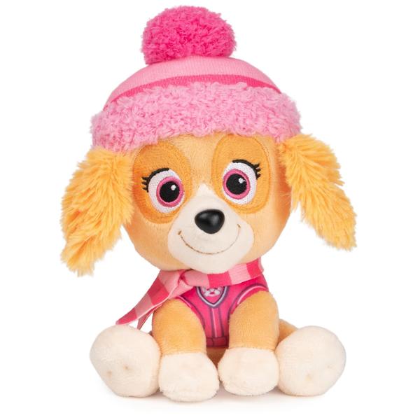 Imagem de Brinquedo de pelúcia GUND PAW Patrol Holiday Winter Skye 15 cm com cachecol