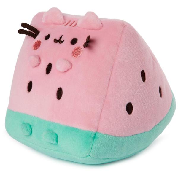 Imagem de Brinquedo de pelúcia GUND Pusheen Watermelon para crianças de 8 anos ou mais rosa/verde