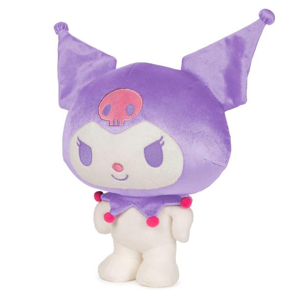 Imagem de Brinquedo de pelúcia GUND Sanrio Hello Kitty Kuromi 9,5” roxo/branco