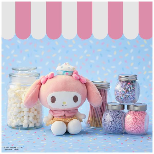 Imagem de Brinquedo de pelúcia GUND Sanrio Hello Kitty My Melody Ice Cream 15cm