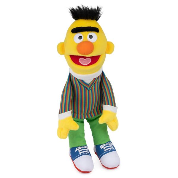 Imagem de Brinquedo de pelúcia GUND Sesame Street Official Bert Muppet 35 cm amarelo