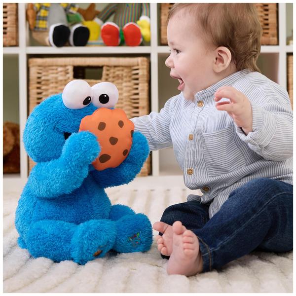 Imagem de Brinquedo de pelúcia GUND Sesame Street Peek-a-Boo Cookie Monster 28 cm