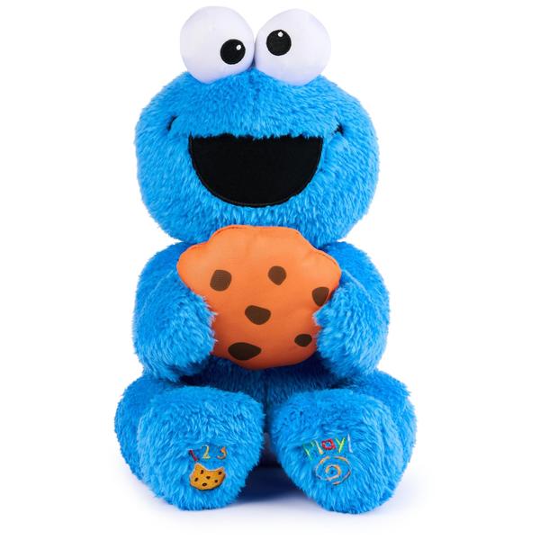 Imagem de Brinquedo de pelúcia GUND Sesame Street Peek-a-Boo Cookie Monster 28 cm