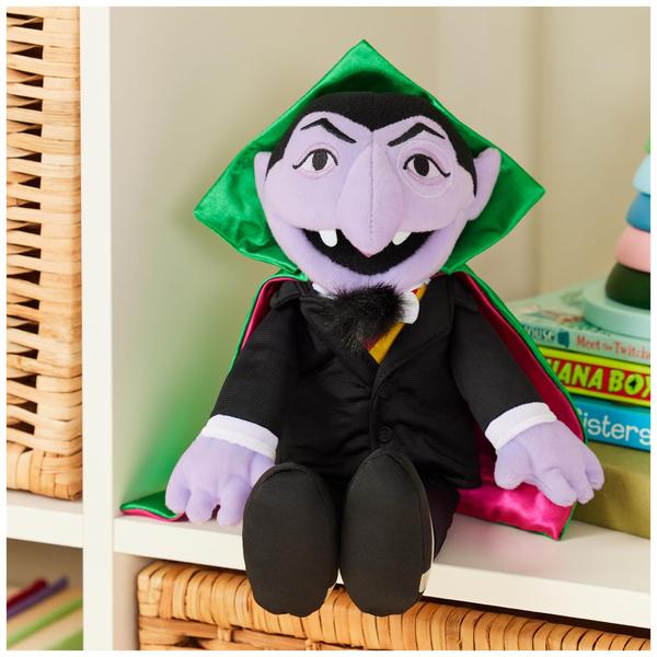 Imagem de Brinquedo de pelúcia GUND Sesame Street The Count Muppet 35 cm preto/verde