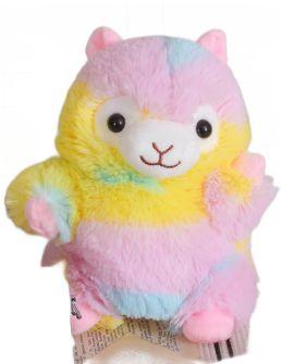 Imagem de Brinquedo de pelúcia Hand Puppet Wokex Rainbow Alpaca de 20 cm para crianças