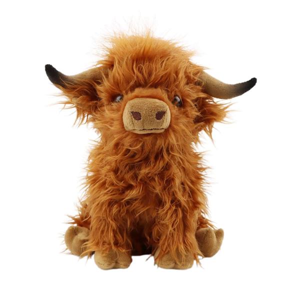 Imagem de Brinquedo de pelúcia Highland Cow SODWEF de 26,67 cm