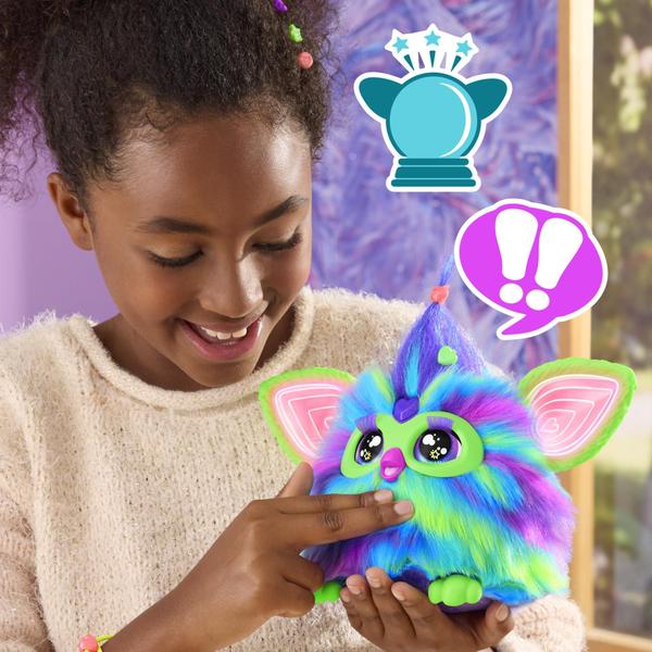 Imagem de Brinquedo de pelúcia interativo Furby Galaxy Edition com 15 acessórios