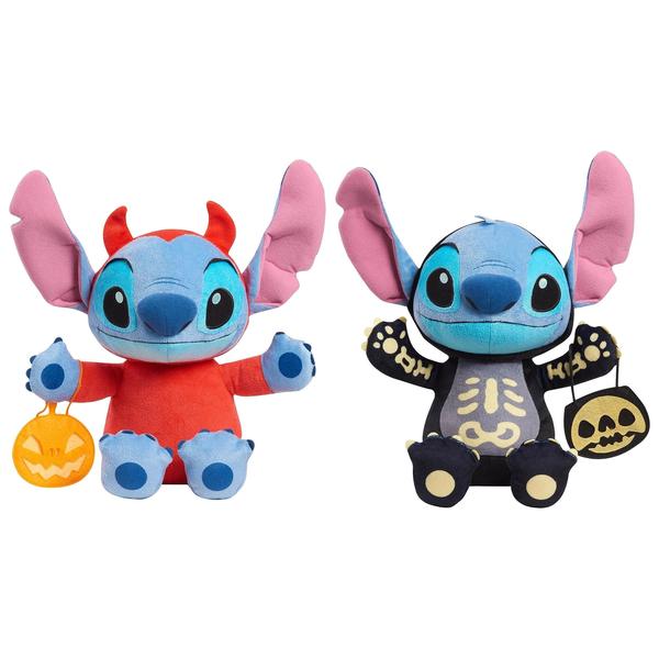 Imagem de Brinquedo de pelúcia Just Play Disney Seasonal Stitch Skeleton 38 cm