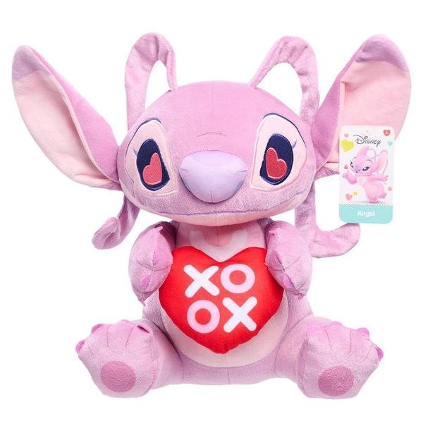 Imagem de Brinquedo de pelúcia Just Play Disney Stitch Lots of Love Angel 33 cm