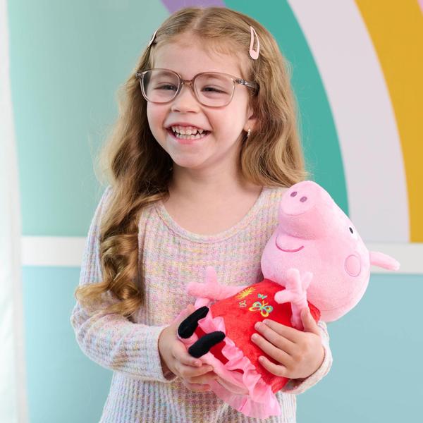 Imagem de Brinquedo de pelúcia Just Play Peppa Pig Great Day for Giggles 23 cm