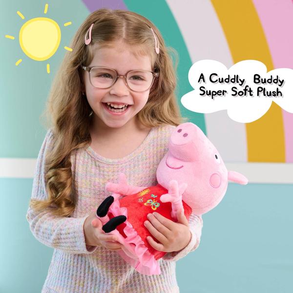 Imagem de Brinquedo de pelúcia Just Play Peppa Pig Great Day for Giggles 23 cm