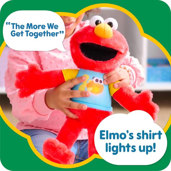 Imagem de Brinquedo de pelúcia Just Play SESAME STREET Sing-Along Elmo 33cm