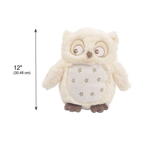 Imagem de Brinquedo de pelúcia Linzy Toys Soft Dreams Owl com canção de ninar e luz noturna