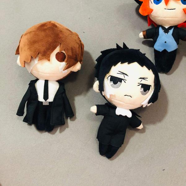Brinquedo de pelúcia LIZAKI Anime Dazai Osamu Nakahara Chuuya 20cm Imagem de Brinquedo de pelúcia LIZAKI Anime Dazai Osamu Nakahara Chuuya 20cm
