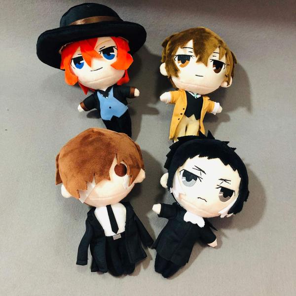 Brinquedo de pelúcia LIZAKI Anime Dazai Osamu Nakahara Chuuya 20cm Imagem de Brinquedo de pelúcia LIZAKI Anime Dazai Osamu Nakahara Chuuya 20cm