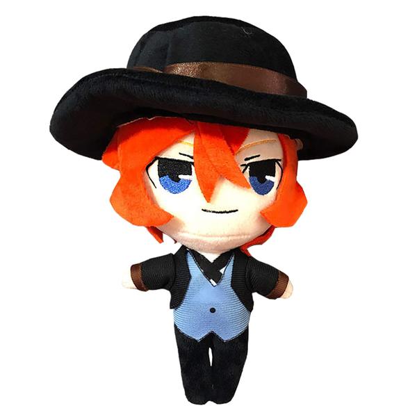 Brinquedo de pelúcia LIZAKI Anime Dazai Osamu Nakahara Chuuya 20cm Imagem de Brinquedo de pelúcia LIZAKI Anime Dazai Osamu Nakahara Chuuya 20cm
