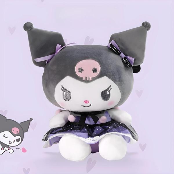 Imagem de Brinquedo De Pelúcia Macio Sanrio Kuromi Para Crianças, Presente De Aniversário, Formatura,