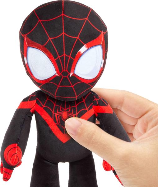 Imagem de Brinquedo de pelúcia Mattel Marvel Spiderman Miles Morales 30 cm com som