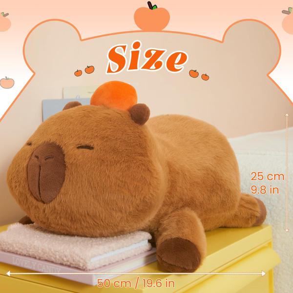 Imagem de Brinquedo de pelúcia MINISO Capybara 19,6 cm ultramacio para crianças