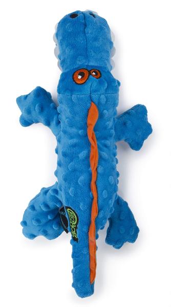 Imagem de Brinquedo de pelúcia para cães GoDog Gators com Chew Guard Tech Blue Large