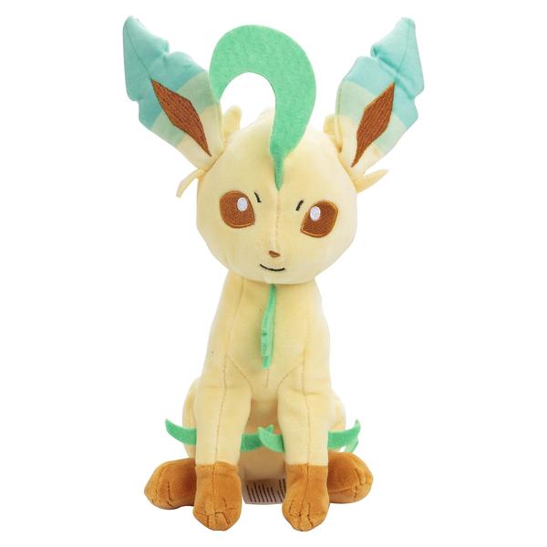 Imagem de Brinquedo de pelúcia Pokémon Leafeon de 20 cm - licenciado oficialmente