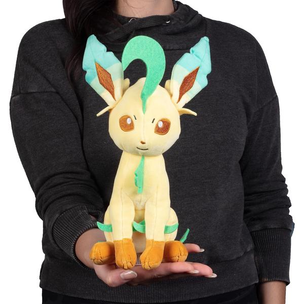 Imagem de Brinquedo de pelúcia Pokémon Leafeon de 20 cm - licenciado oficialmente