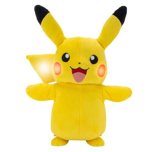 Imagem de Brinquedo de pelúcia Pokémon Pikachu Electric Charge 25 cm com luzes