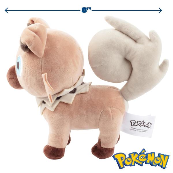 Imagem de Brinquedo de pelúcia Pokémon Rockruff 8 polegadas oficialmente licenciado para crianças maiores de 2 anos