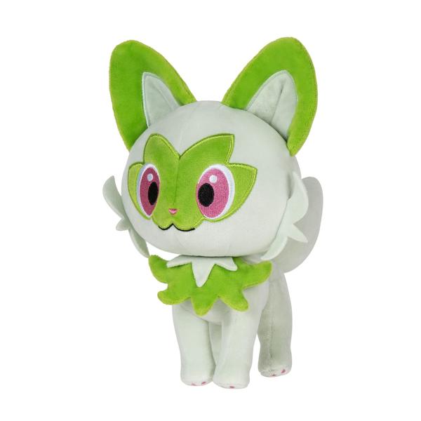 Imagem de Brinquedo de pelúcia Pokémon Sprigatito de 20 cm - licenciado oficialmente