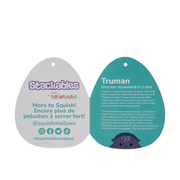 Imagem de Brinquedo de pelúcia Squishmallows Stackables Original Truman 30cm