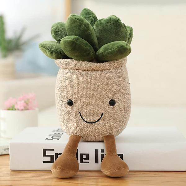 Imagem de Brinquedo de pelúcia suculento com plantas recheadas NatureMan para todas as idades