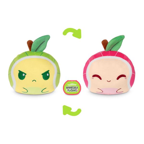 Imagem de Brinquedo de pelúcia TeeTurtle 4 Reversível Turtle Red and Green Apple