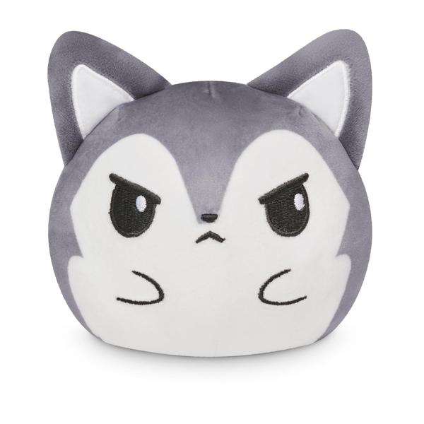 Imagem de Brinquedo de pelúcia TeeTurtle 4 Reversível Wolf Grey 10cm