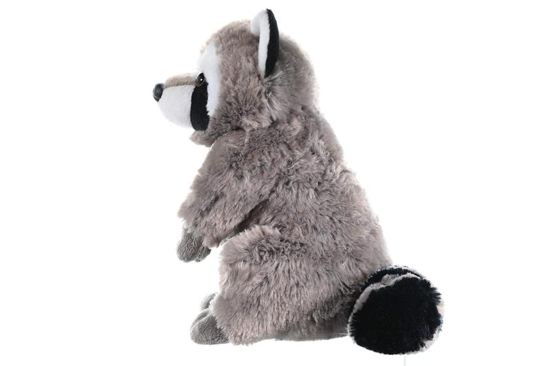 Imagem de Brinquedo de pelúcia Wild Republic Raccoon Cuddlekins para crianças de 30 cm