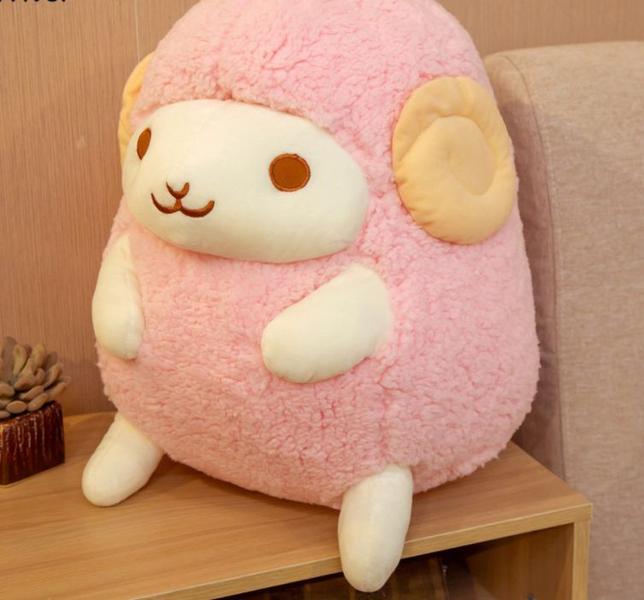 Brinquedo de pelúcia Wokex Kawaii Lamb Sheep 30 cm para presente de aniversário de bebê Imagem de Brinquedo de pelúcia Wokex Kawaii Lamb Sheep 30 cm para presente de aniversário de bebê