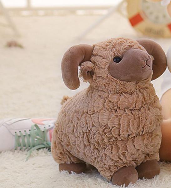 Imagem de Brinquedo de pelúcia Wokex Simulation Plush Sheep 45cm