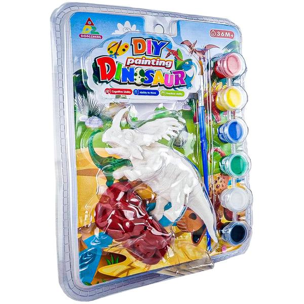 Imagem de Brinquedo De Pintar Dinossauro Pedagógico Infantil - Bee Toys