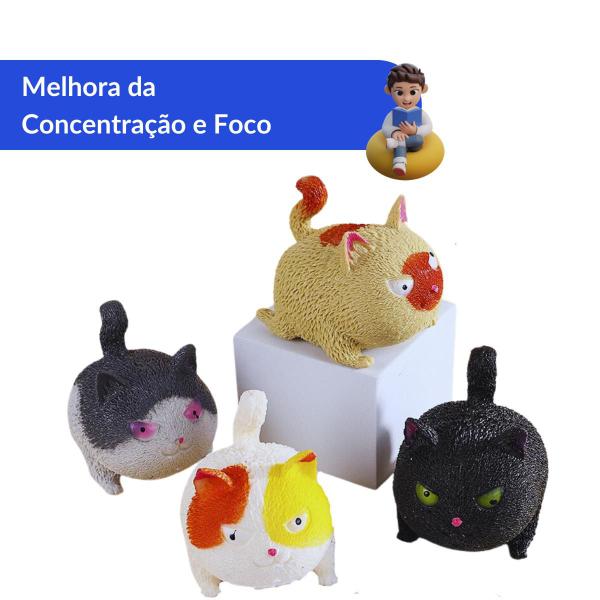 Imagem de Brinquedo De Relaxamento Anti Estresse Gato foto p/ Apertar