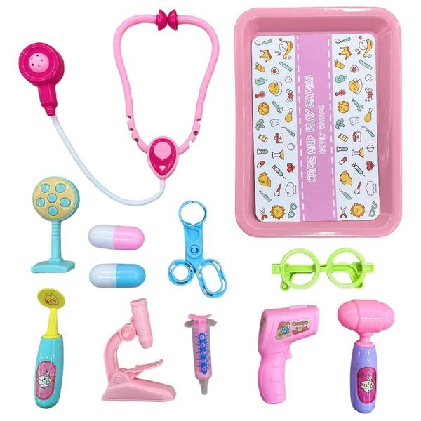 Imagem de Brinquedo Dentista Infantil Educativo Médico Kit Faz De Conta Simulação Odontologia  Meninos Meninas