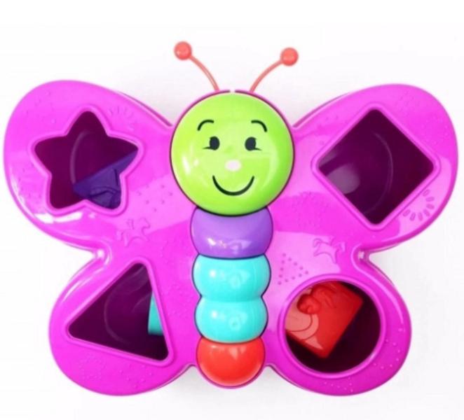 Imagem de Brinquedo Didático Borboleta Espoleta 0862 - Calesita Tateti