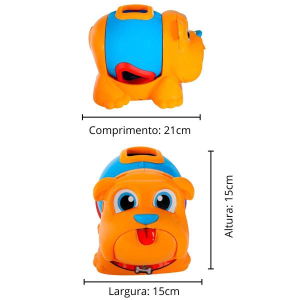 Imagem de Brinquedo Didatico Cachorro Educativo Atividade Infantil Com Peças Coloridas de Encaixar