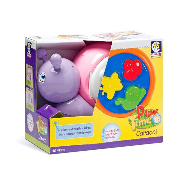 Imagem de Brinquedo Didático Caracol Play Time Lilás - Cotiplás