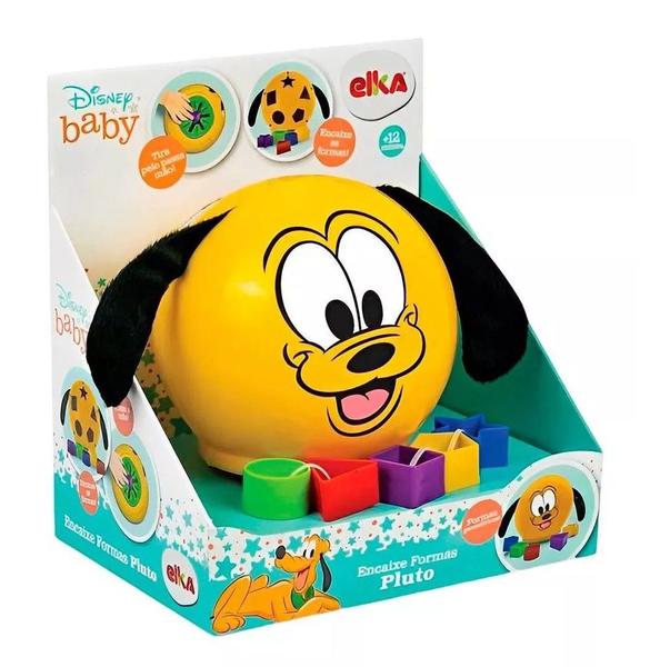 Imagem de Brinquedo Didático Disney Baby Encaixe Formas Pluto 1235 - Elka